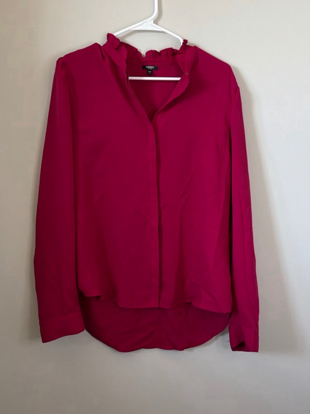 Express Ruffle Neck Blouse